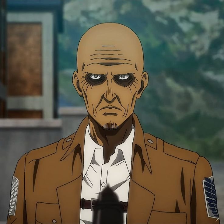 Keith Shadis former Survey Corps Commander and 104th Training Corps instructor